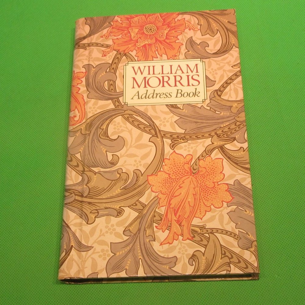 William Morris Address Book. Vintage 1989 (New)
